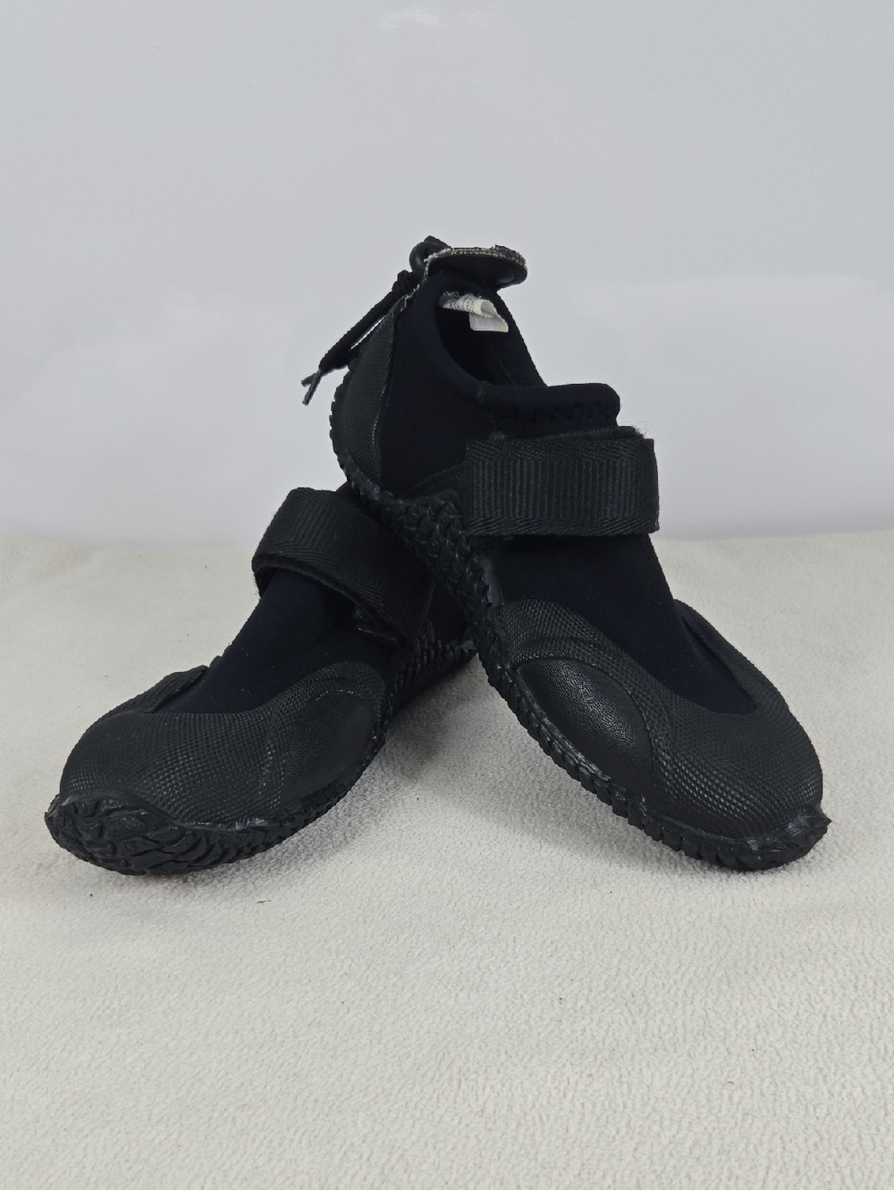 Kayaking Black Neoprene Water Shoes with Strap